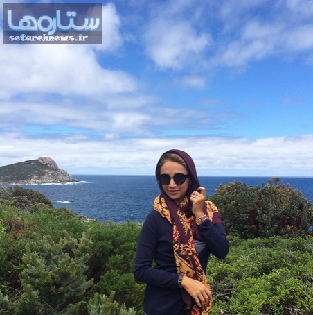  عکس/ بازیگر زن ایرانی در سواحل استرالیا 