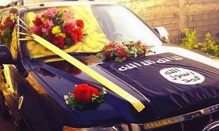 عکس/ ماشین عروس داعش