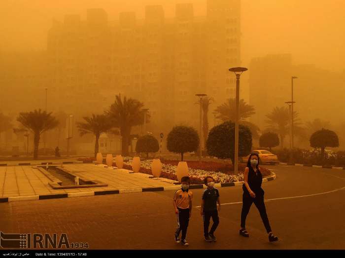 عکس/ طوفان شن در دوبی