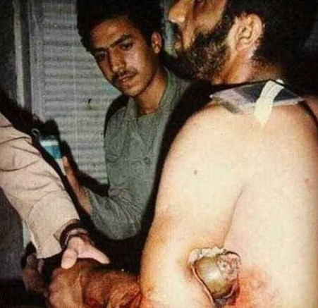 عکس/ من و خمپاره همین الان یهویی!