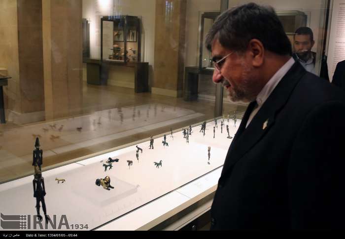 عکس/ بازدید جنتی از موزه ملی لبنان