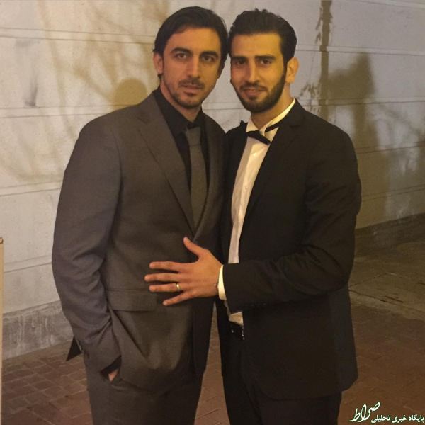 عکس تازه داماد استقلال در کنار رحمتی عکس تازه داماد استقلال در کنار رحمتی