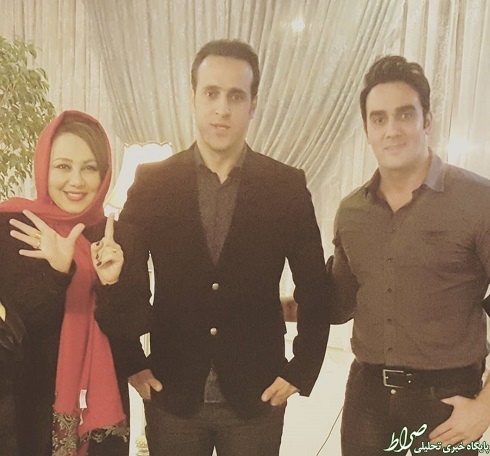 عکس/ کری‌خوانی بازیگر زن درکنار کریمی