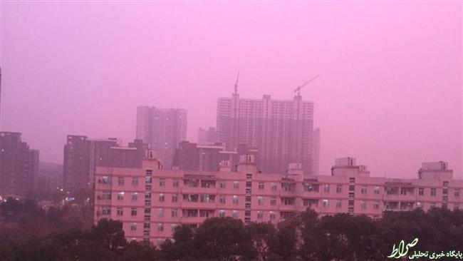 عکس/ آلودگی عجیب هوای 