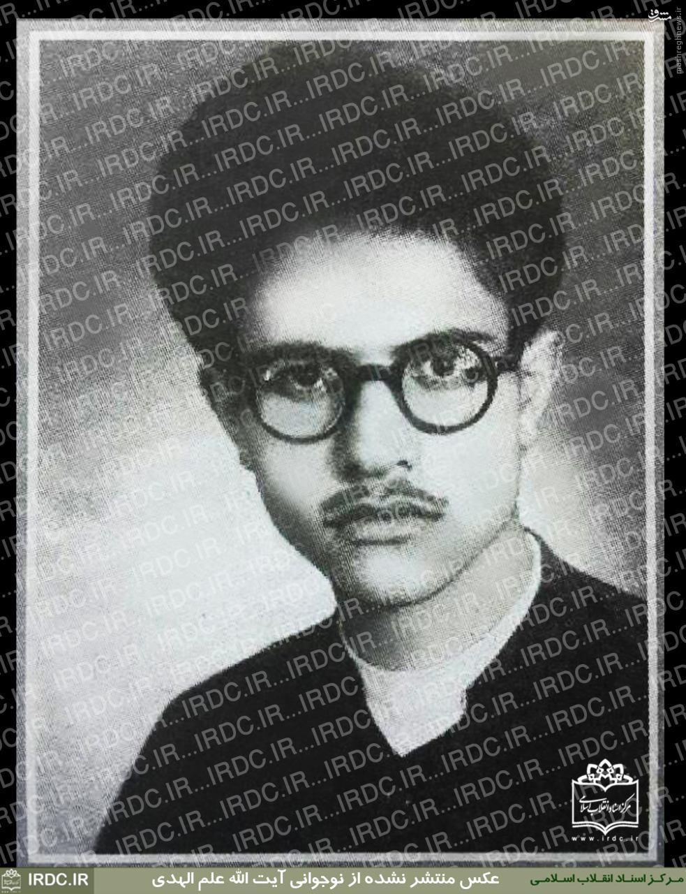 عکس/ آیت الله علم الهدی در نوجوانی