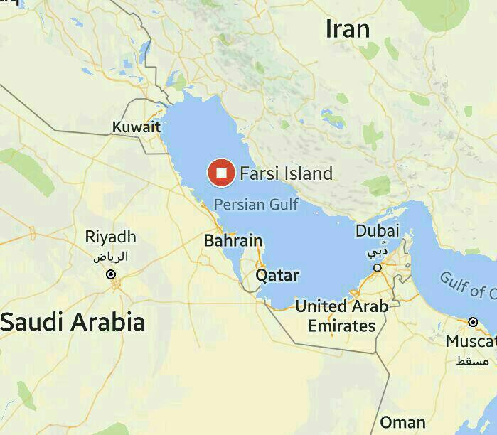 عکس/ موقعیت توقیف دو شناور آمریکایی