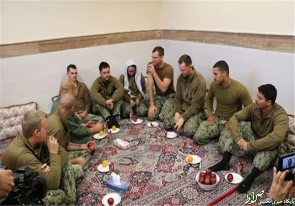 عکس/ پذیرایی از تفنگداران آمریکایی