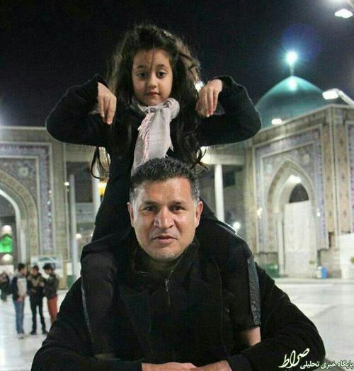 عکس/ دایی و دخترش در حرم امام رضا(ع)