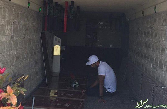 عکس/ سوشامکانی در کهف الشهدا عکس/ سوشامکانی در کهف الشهدا
