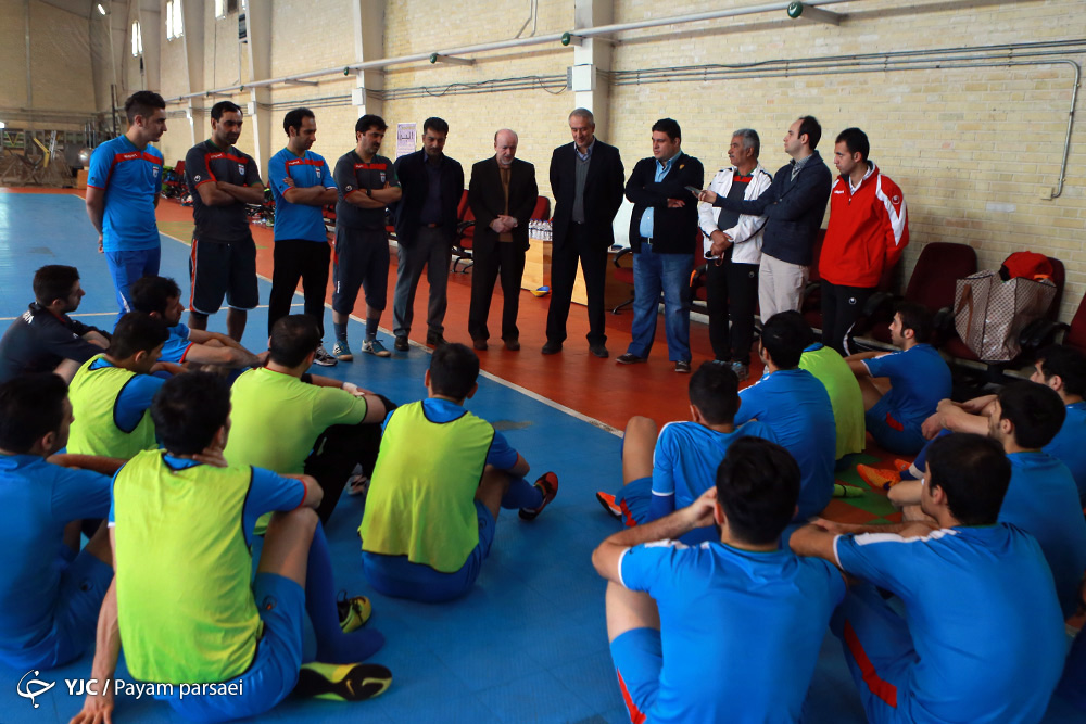 عکس/ کفاشیان در تمرین تیم ملی فوتسال