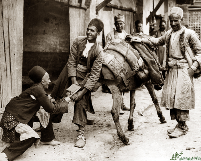 عکس/ نعلبندی در همدان قدیم عکس/ نعلبندی در همدان قدیم