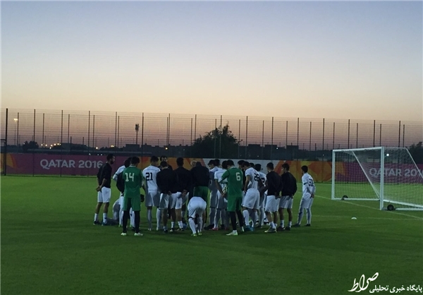 تمرین امیدها پس از دیدار با قطر+تصاویر