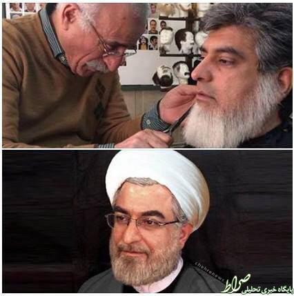 عکس/ تست گریم روحانی روی پاکدل عکس/ تست گریم روحانی روی پاکدل