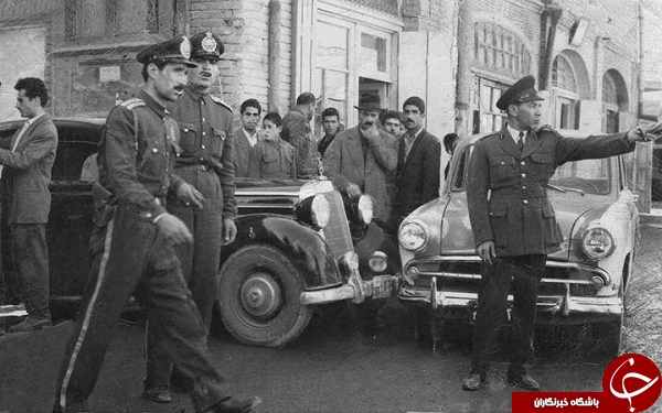 عکس/ تصادف دو اتومبیل در سال 1330