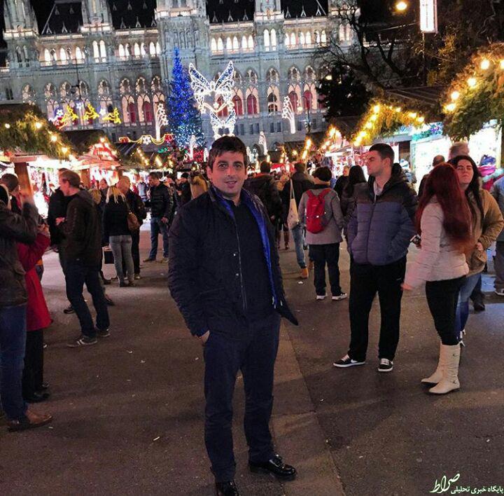 عکس/ حمید گودرزی در کریسمس وین عکس/ حمید گودرزی در کریسمس وین