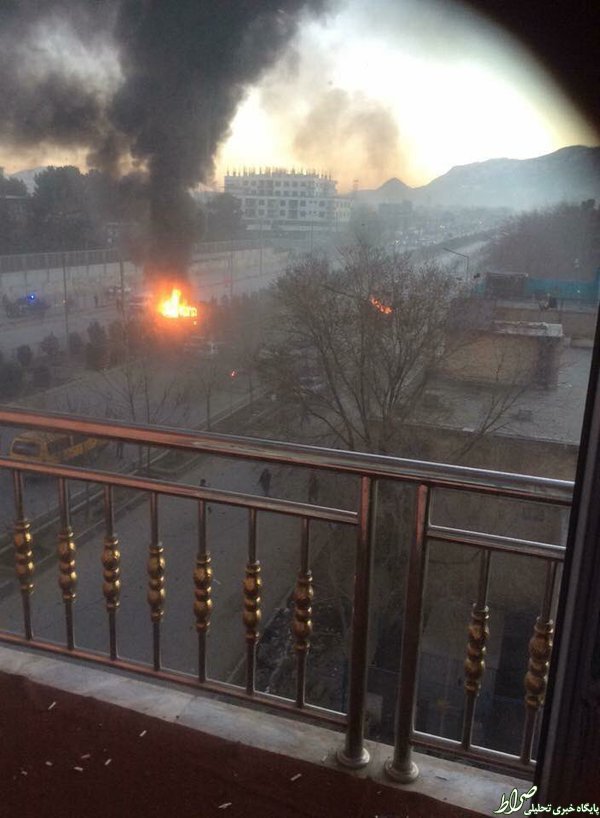 انفجاری مقابل سفارت‌روسیه درکابل+تصاویر