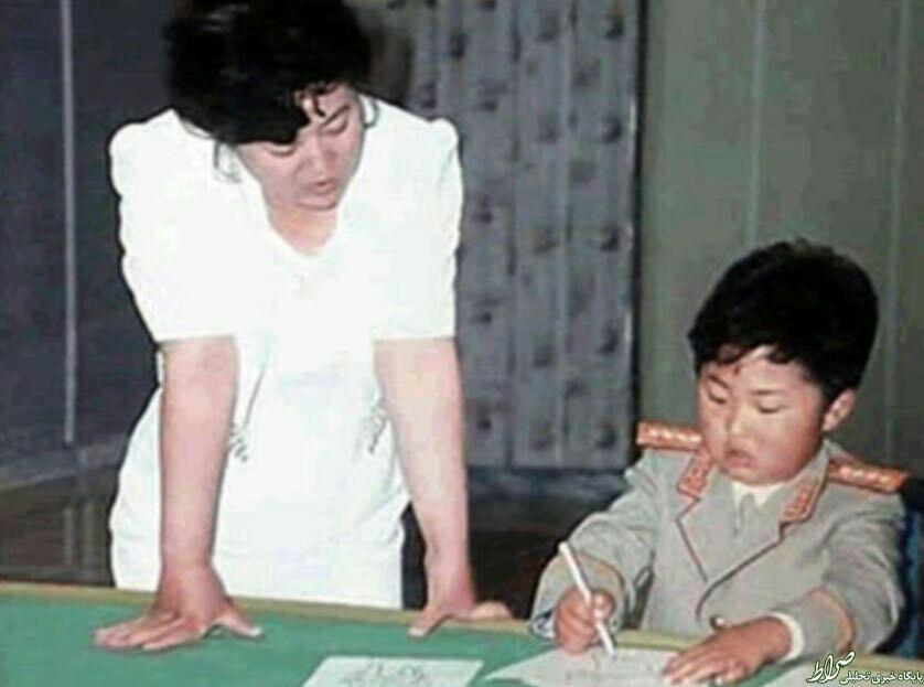 عکس/ رهبر کره شمالی در مدرسه!