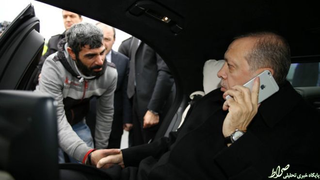 اردوغان جان یک مرد را نجات داد! +تصاویر
