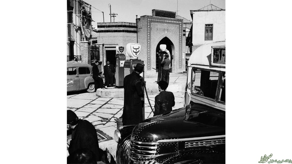 قدیمی ترین عکس از پمپ بنزین تهران