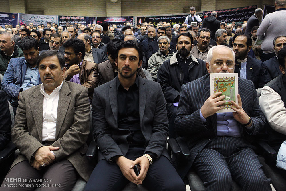 عکس/ رحمتی و ظریف دریک مراسم ختم