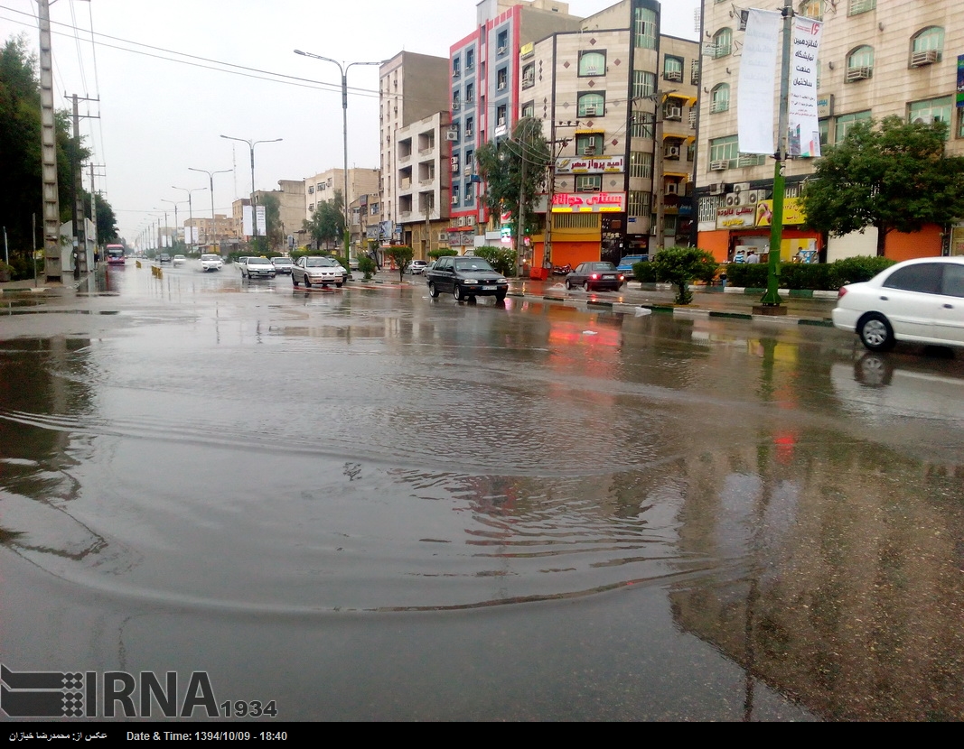 عکس/  آبگرفتگی معابر اهواز‎