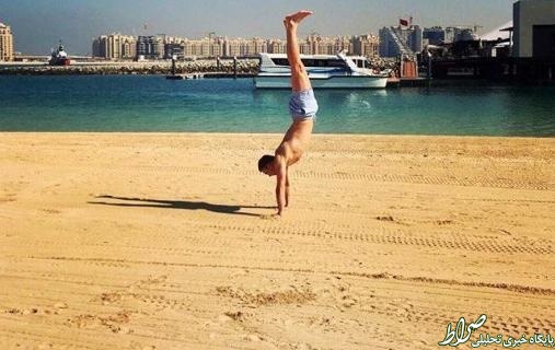 تمرین عجیب دروازه بان بایرن +عکس