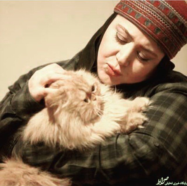 عکس/ بازیگر زن و سنگ صبورش!
