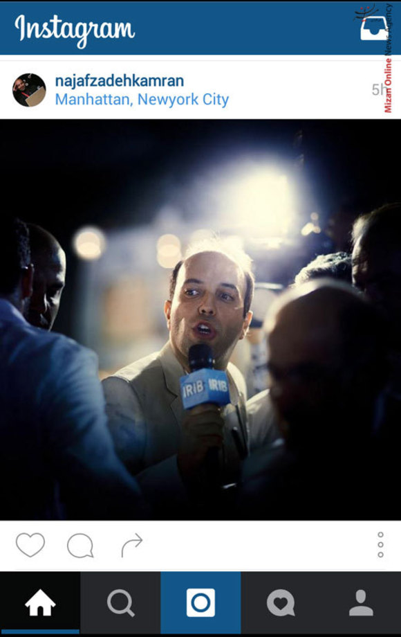 عکس/ اولین پست نجف زاده از نیویورک