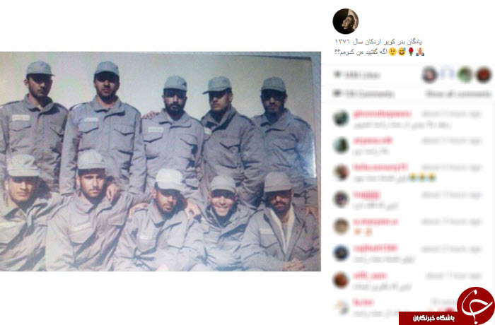 عکس/ آقای بازیگر در دوران سربازی