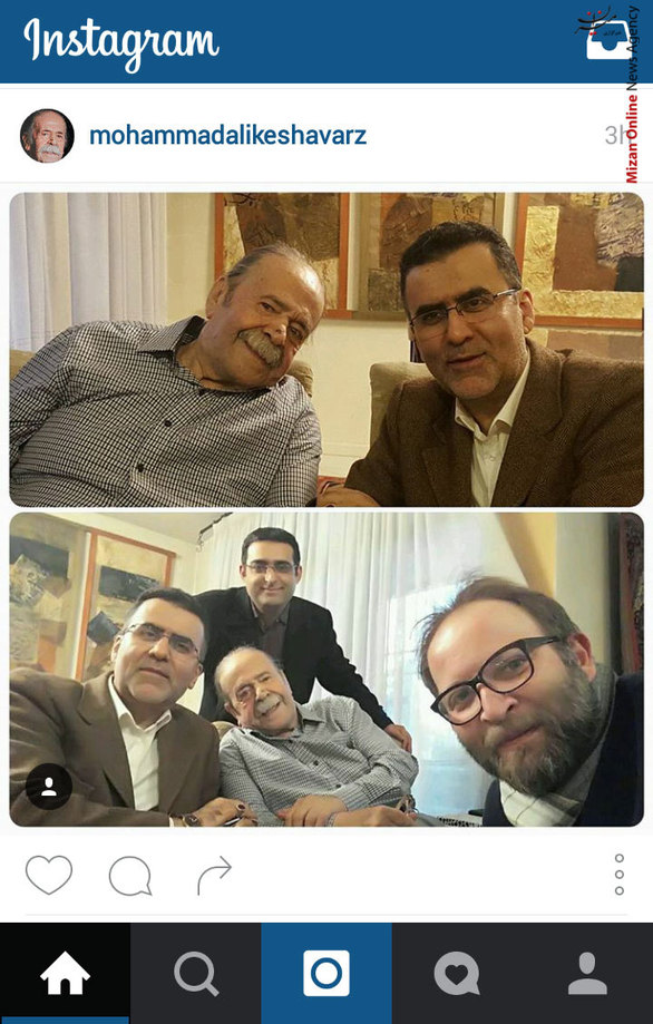 عیادت ایوبی از پیشکسوت سینما+عکس