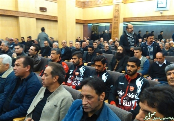 حضورپرسپولیسی‌ها درختم احدی+عکس