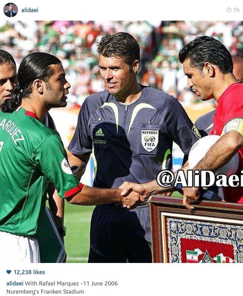 عکس خاطره انگیز علی دایی در 2006 عکس خاطره انگیز علی دایی در 2006
