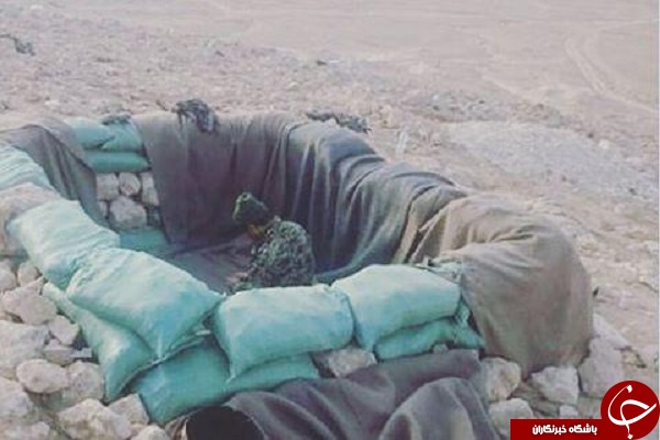 عکس/ نمازخانه مدافعان حرم در خط مقدم