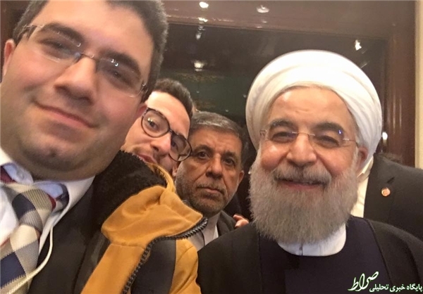 سلفی یک ضدانقلاب با روحانی +عکس