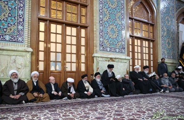 مراسم ترحیم آیتالله واعظ طبسی در حرم مطهر رضوی برگزار شد مراسم ترحیم آیتالله واعظ طبسی در حرم مطهر رضوی برگزار شد