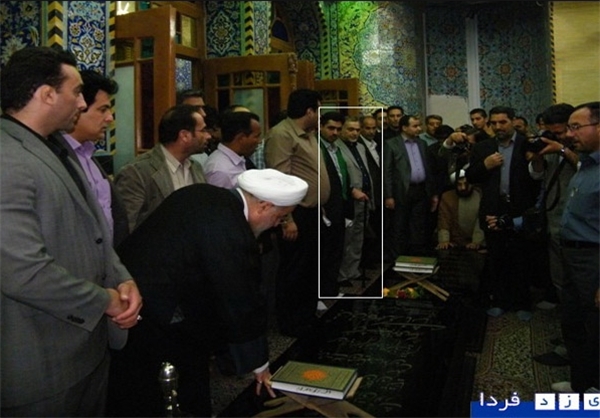 ماجرای پاهای دراز برادر روحانی +تصاویر