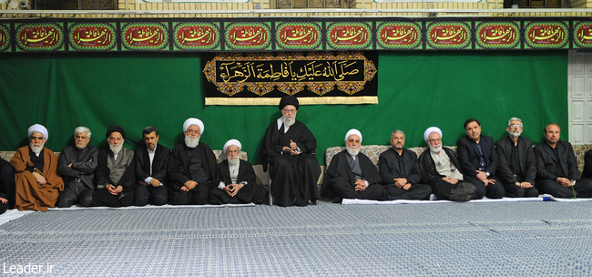 احمدی‌نژاد پیش از حضور در بیت رهبری کجا بود؟ +عکس
