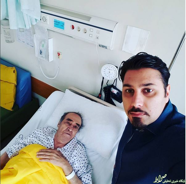 ایرج در بیمارستان بستری شد +عکس ایرج در بیمارستان بستری شد +عکس