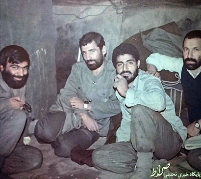 عکس قدیمی از سردار سلیمانی در دفاع مقدس
