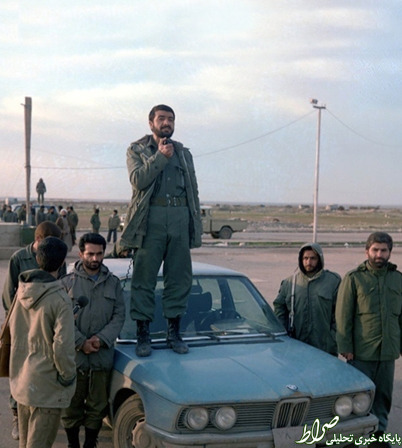سخنرانی فرمانده سپاه از روی BMW +عکس سخنرانی فرمانده سپاه از روی BMW +عکس