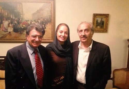 مهناز افشار در کنار سپانلو و شجریان +عکس مهناز افشار در کنار سپانلو و شجریان +عکس