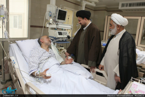 عکس/ عیادت سیدحسن خمینی از صالحی عکس/ عیادت سیدحسن خمینی از صالحی
