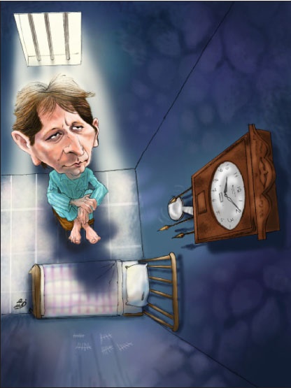 کاریکاتور/ بابک زنجانی در زندان