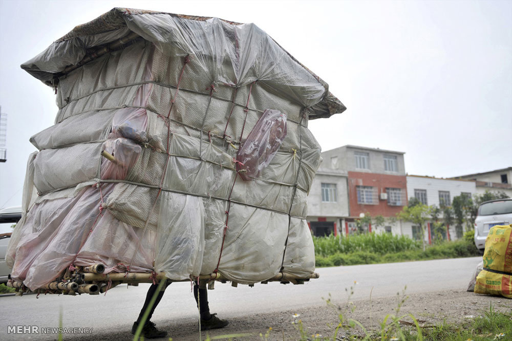 عکس/ خانه به دوش واقعی!