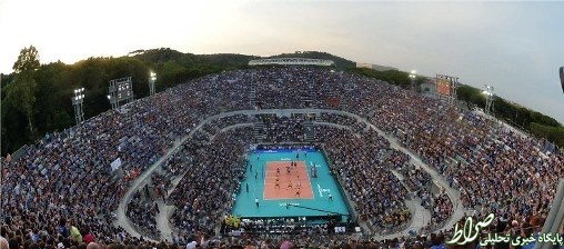 نمایی زیبا از ورزشگاه بازی ایتالیا و برزیل