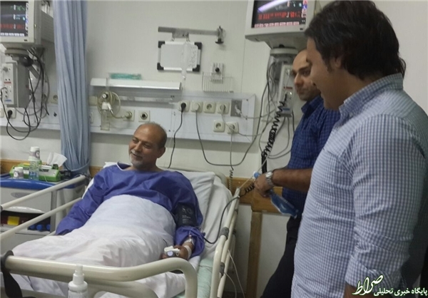 عکس/ عیادت مهدوی‌کیا از مربی اسبق تیم‌ملی