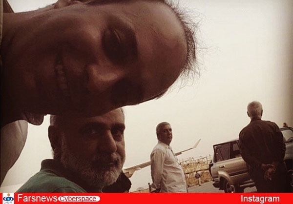 سلفی نجفزاده با پرستویی و حاتمیکیا سلفی نجفزاده با پرستویی و حاتمیکیا