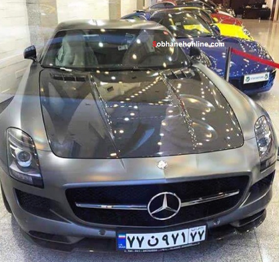 عکس/ بنز استثنایی هم پلاک رند گرفت