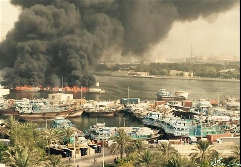 آتش‌سوزی عظیم در دبی