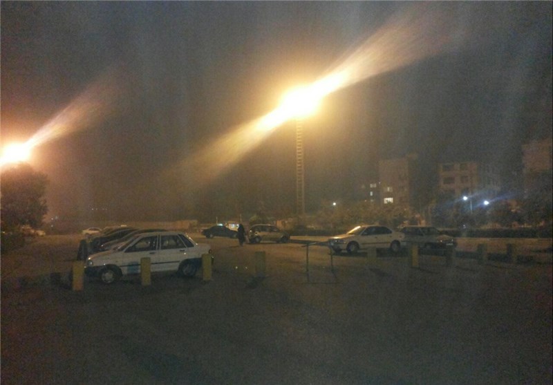 تصاویر/ گرد و غبار شدید در آسمان البرز